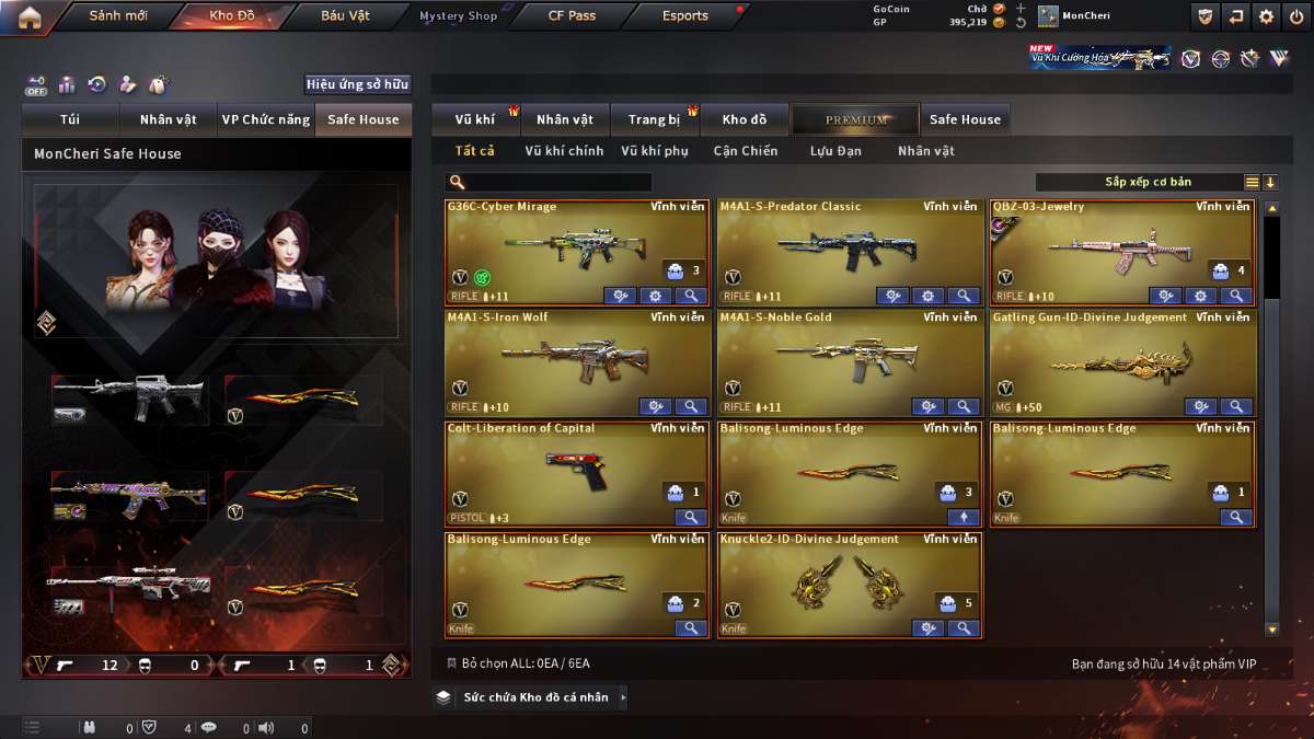 shop acc cf uy tin gia re